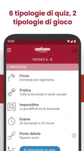 Quiz Patente 2026 screenshot