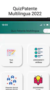 Quiz Patente Multilingua 2026 screenshot