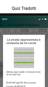 Quiz Patente Multilingua 2026 screenshot