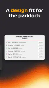 Racify: bellissimi widget F1 screenshot