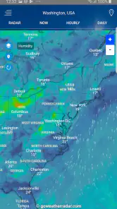 Radar meteorologico screenshot