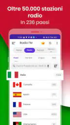 Radio FM: Live Italian Radios 1
