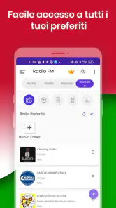 Radio FM: Live Italian Radios screenshot