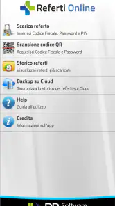 Referti Online screenshot