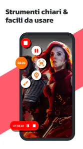 Registra schermo telefono screenshot