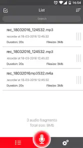 Registratore Vocale screenshot