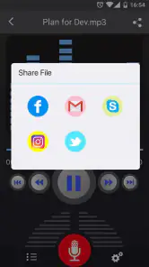 registratore vocale screenshot