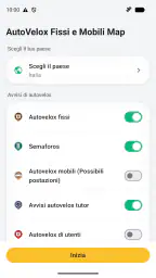 Rilevatore autovelox: Widget 1
