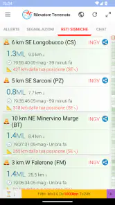 Rilevatore Terremoto screenshot