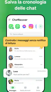 Ripristina messaggi eliminati screenshot
