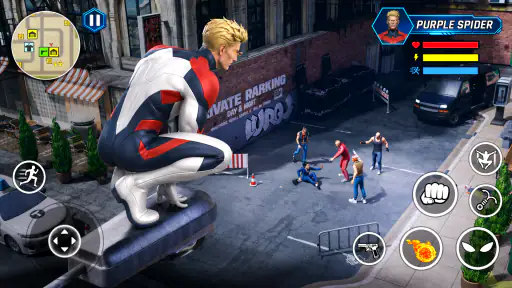 Rope Flying Hero Prime 3