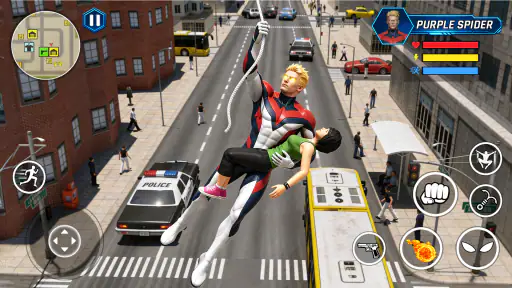 Rope Flying Hero Prime 4