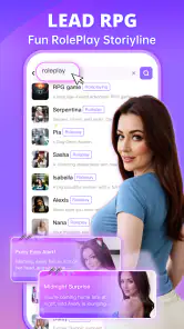 Rosytalk: AI Character Chat screenshot