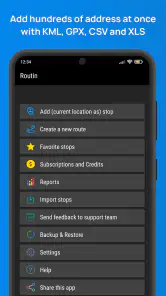 Routin Pianificatore Percorso screenshot
