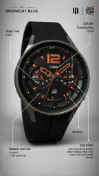 S4U Midnight Blue - watch face 2