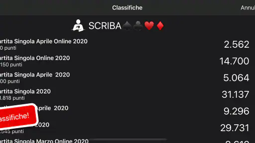 Scala 40 Online o in Solitario 3