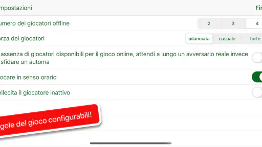 Scala 40 Online o in Solitario 6