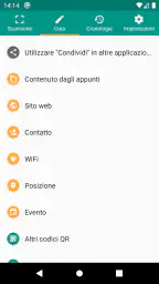 Scanner QR e codici a barre 6