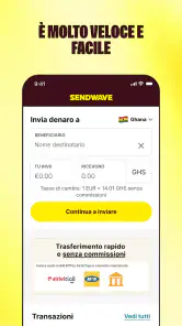 Sendwave: invia denaro rapido screenshot