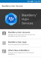 Servizi BlackBerry Hub+ 1