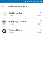 Servizi BlackBerry Hub+ 2