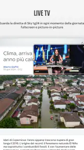Sky TG24 screenshot