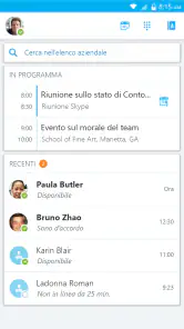 Skype for Business for Android screenshot