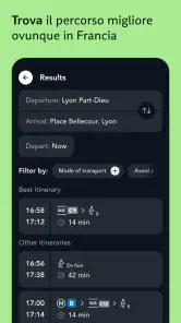 SNCF Connect: Treno & tragitti screenshot