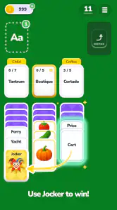 Solitario e Parole: Categorie screenshot
