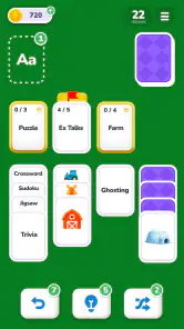 Solitario e Parole: Categorie screenshot
