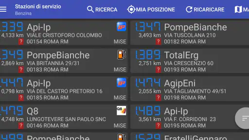 Stazioni di servizio Italia 6