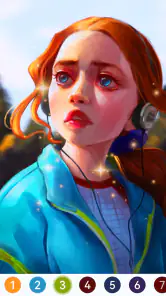 Stranger Thing Paint by Number screenshot