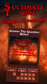 Stranger Things Ultimate Quiz screenshot
