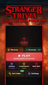 Stranger Trivia: Fan Challenge screenshot