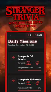 Stranger Trivia: Fan Challenge screenshot