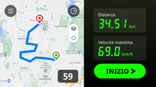 Tachimetro GPS Contachilometri 7