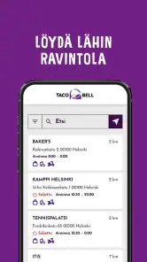 Taco Bell Suomi screenshot