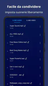 Tagliare Musica, Editor Audio screenshot