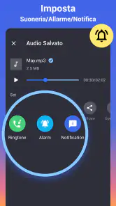Tagliare musica, mp3 cutter screenshot
