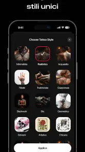Tattoo AI: crea tatuaggi screenshot