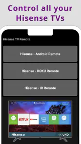Telecomando TV Hisense screenshot