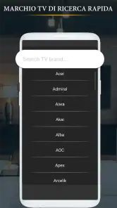 Telecomando Universale TV screenshot