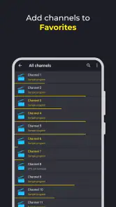 Televizo - IPTV player screenshot