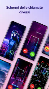 Tema chiamata a colori screenshot