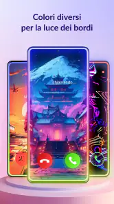 Tema chiamata a colori screenshot