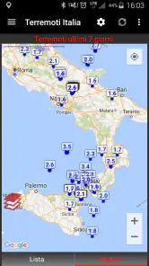 Terremoti Italia screenshot