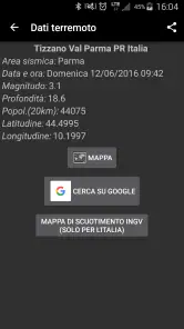 Terremoti Italia screenshot