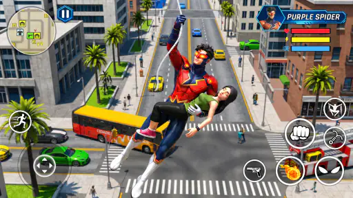 Titan Rope Hero: Vice City 3