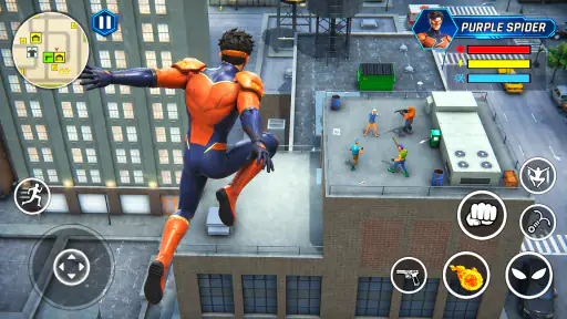 Titan Rope Hero: Vice City 4
