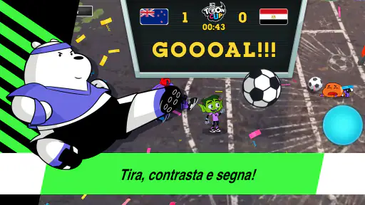 Toon Cup: gioca a calcio 5